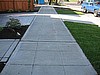 Broom Finish Sidewalk with Groove Marks